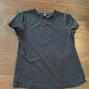 ALO Yoga Black Short Sleeve Crew Tee